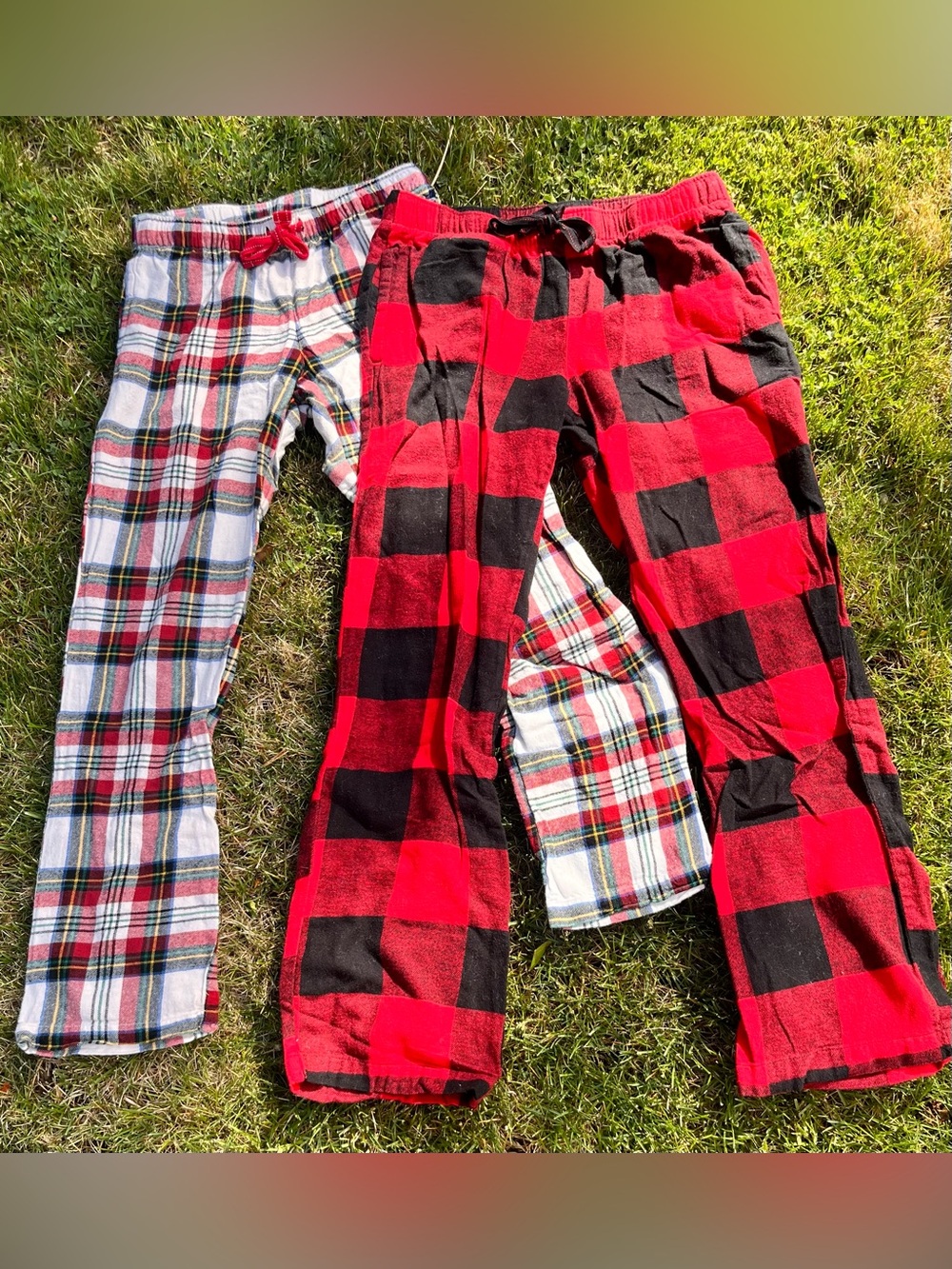 Old Navy Red & Black Buffalo Plaid  Pajama Bottoms